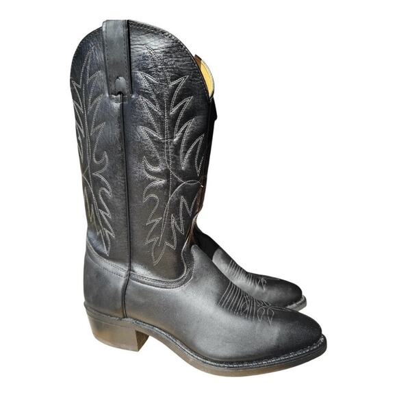Wrangler Ranch Work Cowboy Boot Men size 10 D - Picture 1 of 9